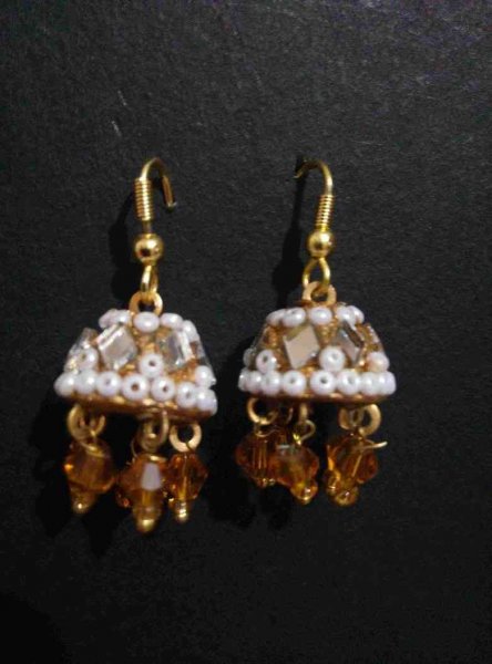 Handicrafted Mirror earring