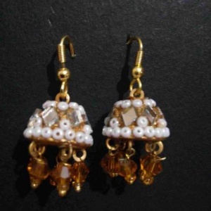 Handicrafted Mirror earring